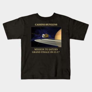 Cassini Grand Finale Huygens Space Saturn Shirt Kids T-Shirt